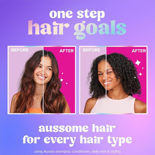 Aussie Ultra Wonder Daily Mist - Lightweight Multi-Use Detangler for All Hair Types | 7.6oz