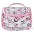 GQYAYQG Cute Makeup Bag, Cartoon Toiletry Bag, Transparent Makeuo Bag, Handheld Zippered Travel Cosmetic Bag, The Best Gifts for Women (pink)