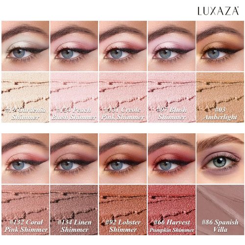Skiennix Eyeshadow Stick - Shimmering Champagne Pink Metallic Cream Pencil | Smudge-Proof & Waterproof, 10PCS Set
