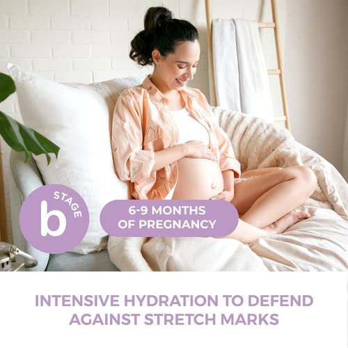 Leska Maternity Cream 2-Pack - Hydrate Stretch Mark Defense Belly Cream & Butter | 4-4.93oz for Pregnancy Months 6-9