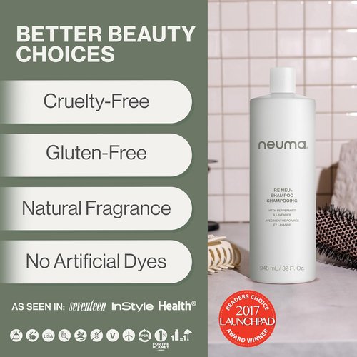 NEUMA Re Neu Shampoo - Nourishing Formula for Healthy Hair | Sulfate-Free, 12 oz