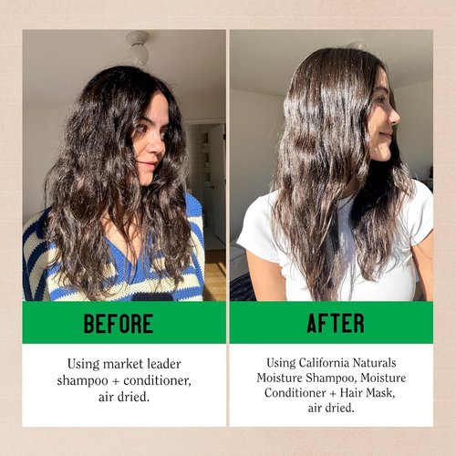 California Naturals Super Moisture Shampoo - Hydrating Formula for Dry, Damaged Hair | 20 fl oz, Vegan & Cruelty-Free