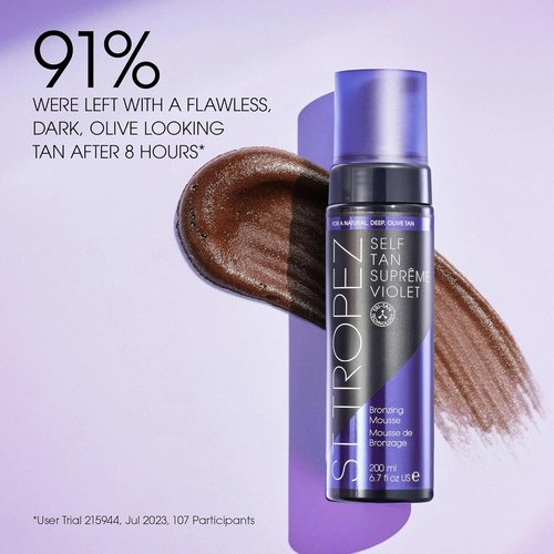 St. Tropez Self Tan Suprême - Violet Bronzing Mousse for a Natural, Radiant Glow | 200ml