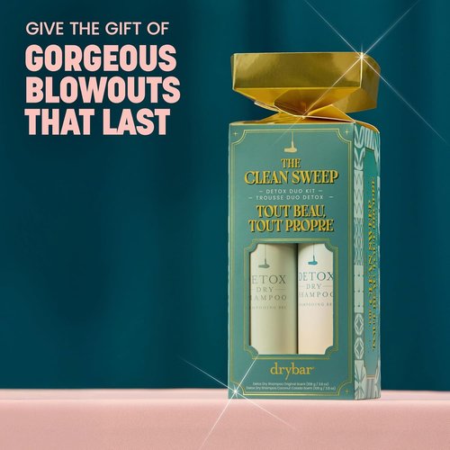 Clean Sweep Detox Duo Kit - Holiday Gift Set with Coconut Colada & Original Dry Shampoo | Two 3.8 oz Cans