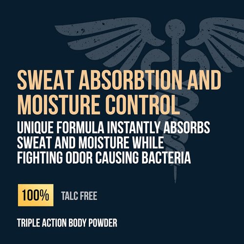 Certain Dri Body Powder - Talc-Free Anti-Chafing & Anti-Itch Formula - Maximum Sweat Absorption | 8 oz, Pack of 2