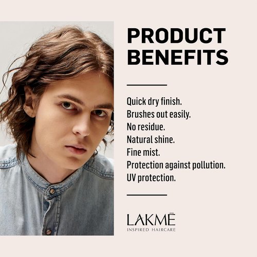 LAKMÉ K.Finish Hairspray - Extreme Hold Hair Styling Spray, 10.2 Fl Oz for All-Day Control