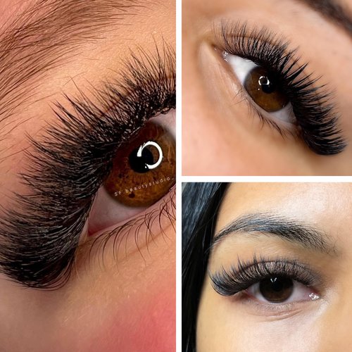 One V Salon, 1000 Loose Professional Use Premade Fans Eyelash Extensions, C Curl Volume Lashes, 10D 20D 14D-0.05 Thickness, 9-16mm Fluffy Handmade Fan Mixed Tray