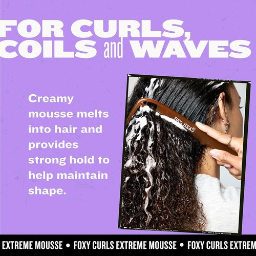 Bed Head by TIGI Curl-Defining Mousse - Extreme Hold & Anti-Frizz, 8.4 oz