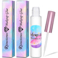Rhinestones Face Glue for Cosplay Makeup, Shynek 2PCS Body Glue Waterproof Eye Glitter Hair Adhesive Spirit Adhesive for Halloween Costume Wig Face Gems Eye Body Glitter