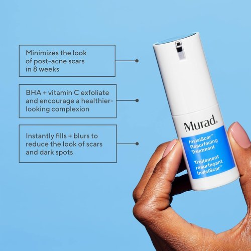 Murad InvisiScar Resurfacing Treatment - Acne Scar Solution with Vitamin C & Salicylic Acid - 0.5 Fl Oz