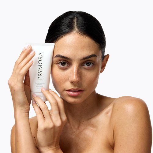 PRYMORA Creamy Ceramide Cleanser | Purify + Soothe | Removes Impurities & Makeup, Sensitive Skin Approved | Fragrance-Free