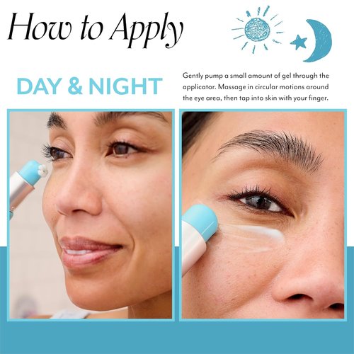 Bliss Eye Do All Things Hydrating Eye Gel - Depuff & Brighten, Paraben-Free | 0.7 fl oz