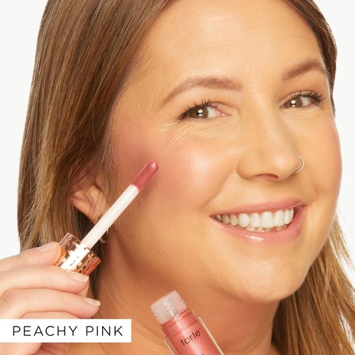Tarte Maneater Blush & Glow Cheek Plump - Lightweight Cheek Tint & Illuminator with Coconut Water, Hyaluronic Acid & Vitamin E for Radiant, Hydrated Skin