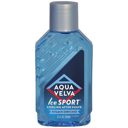Aqua Velva Cooling After Shave - Ice Sport Formula with Vitamin E & Pro Vitamin B5, 3.5 Ounce