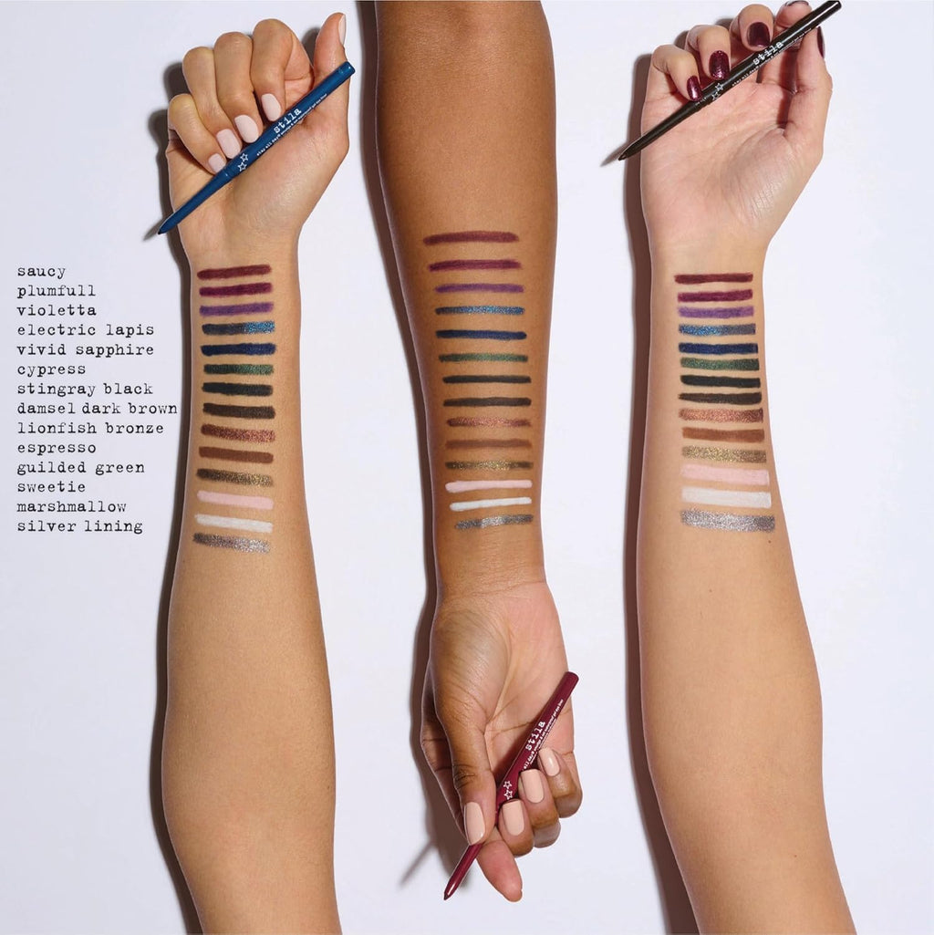 Stila Stay All Day® Waterproof Gel Eyeliner - Long-Wear Smudge & Fade-Proof Pencil for Tightlining | 12-Hour No Budge Performance