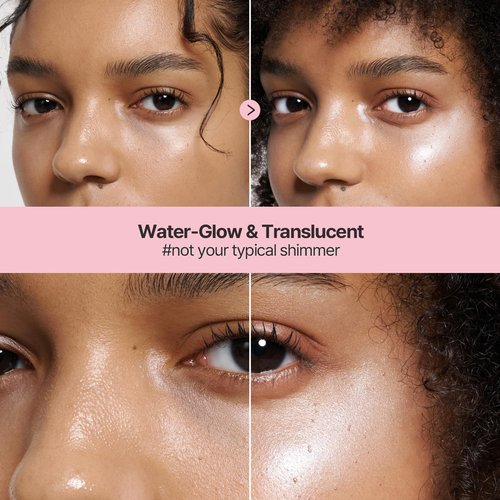 2aN Pure Glash Highlighter - Glass-Like Sheen Powder for Natural Radiance | Buildable, Lightweight Formula (Lemongrass, 0.8oz)