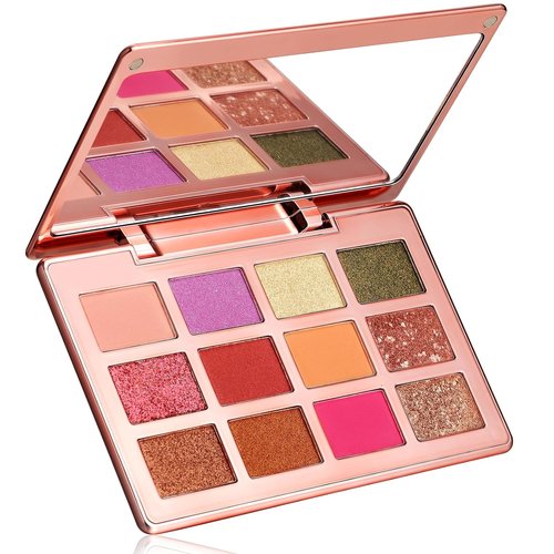 IS'MINE 12 Color Eyeshadow Palette - High Pigment Waterproof Vegan Makeup | Luxury Baked Formula (Color 01)