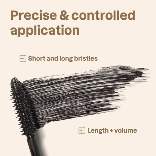 ATTITUDE Oceanly Mascara - EWG Verified Eye Lash Serum for Length & Volume | Vegan Beauty, Black, 0.24 Oz