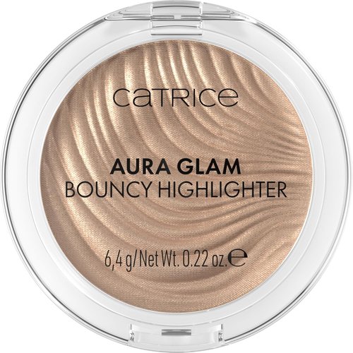 Catrice Aura Glam Bouncy Highlighter - Cream-to-Powder Glow with 3D Shimmer | Buildable Luminous Finish (010 Moonlit Sand)