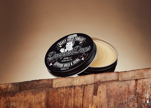 Dapper Dan Heavy Hold Pomade - Strong Hold & High Shine Hair Styling Product | 2 x 3.38 fl oz