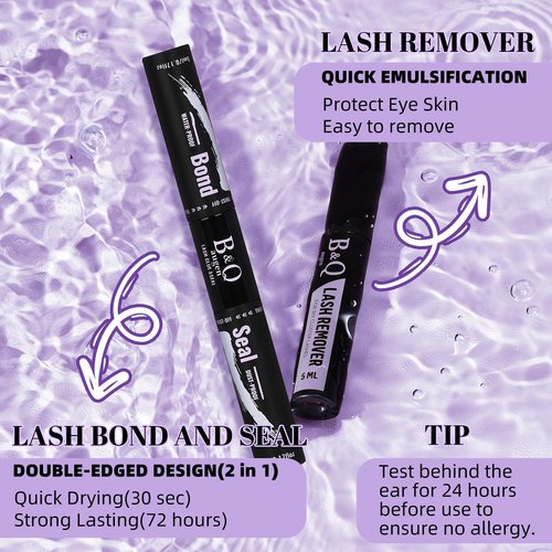 B&Q Flora Lash Clusters Kit Flaunt Lash Clusters D-Curl Cluster Eyelash Extensions Kit Lengthlock Eyelash Cluster 8-18mix Wet Look Eyelashes Clusters Wispy DIY Eyelash Extension Kit (Flaunt B0X Kit)