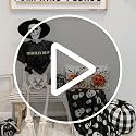 Halloween Pillow Covers 12x20 Ghosts Jack O Lantern Decor White / 20" x 12"