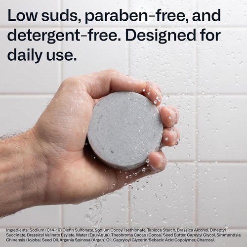 Modern Mammals Light Shampoo Bar - Gentle Wash for Sensitive Scalps | Vegan & Fragrance-Free (2 Pack x 2.4oz)