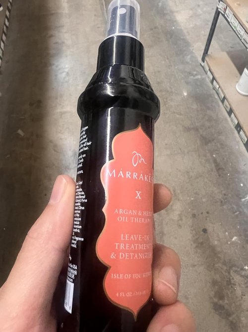 **SIeekshop Comb + Marrakesh Leave-In Treatment & Detangler - Argan & Hemp Oil Hair Spray (4 oz)**