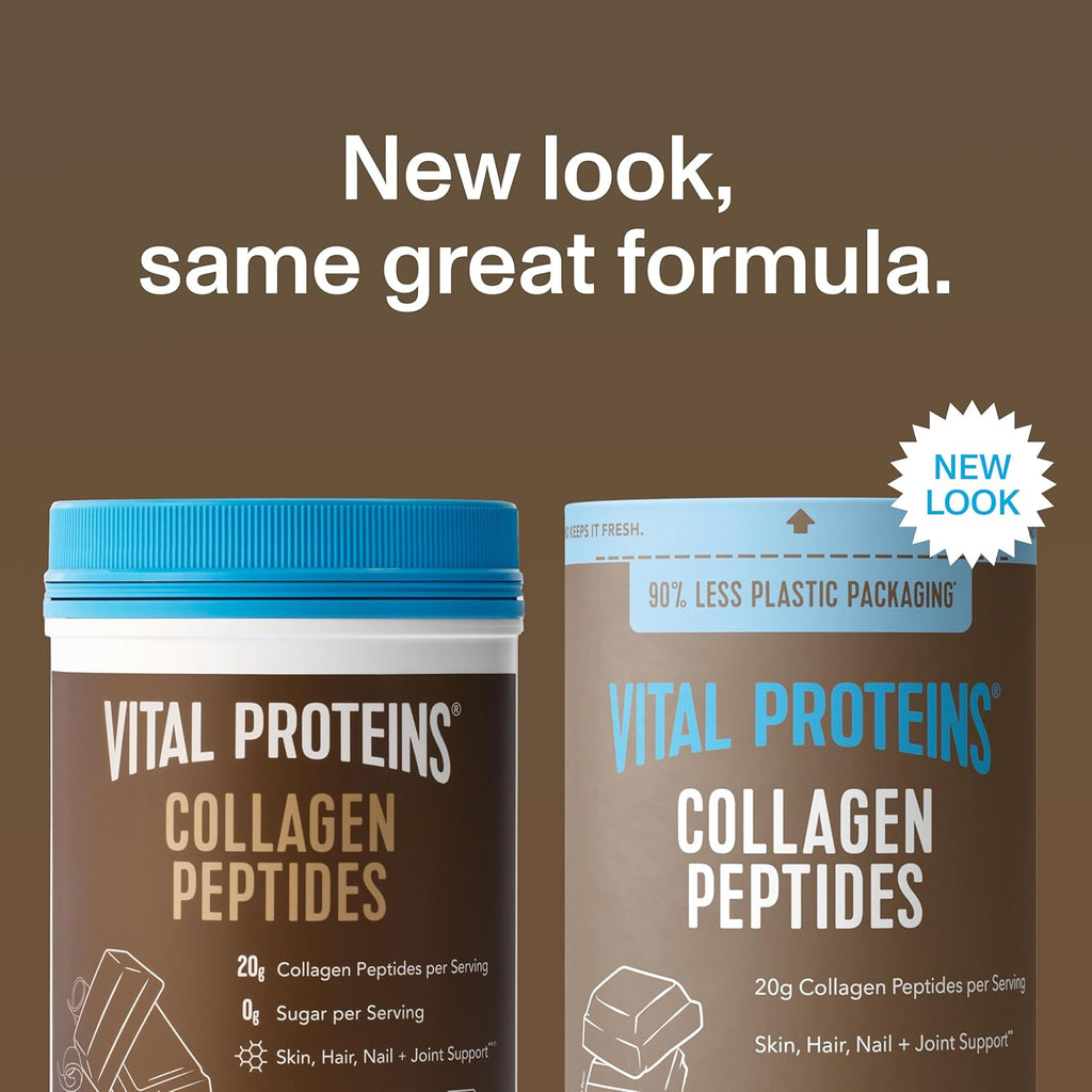 Vital Proteins Collagen Peptides Powder - Chocolate Flavor for Healthy Hair, Skin & Joints | 13.5oz