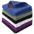 INFICRIME 6 Pack 100% Cotton Wash Cloth, 12x12 Inch Highly Absorbent and Soft Feel Fingertip Towels, Machine Washable Washcloths for Bathroom, Gym, Hotel, Spa and Kitchen, 6 Colours