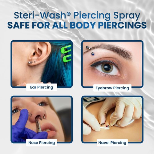 Steri-Wash® Aftercare Piercing Spray 25 case / 3 oz