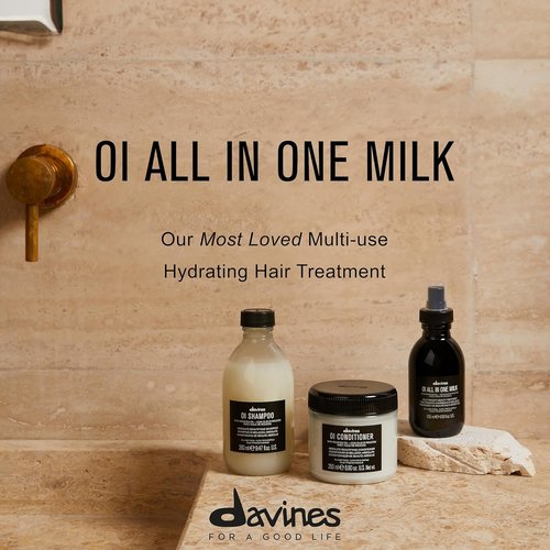 Davines OI All-In-One Milk - Leave-In Conditioner Spray | Hydrating Detangler for Smooth, Frizz-Free Hair