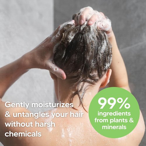 Nature Clean Unscented Hair Conditioner - Hypoallergenic & Sulfate Free, Gentle for Sensitive Scalp | 10 oz/300 ml