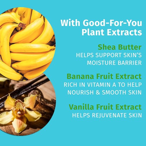 Hempz Sugared Banana & Vanilla Blossom Body Lotion - Ultra Hydrating Moisturizer for All Skin Types | 17 oz