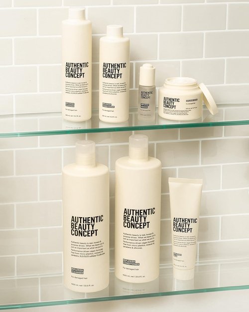 Authentic Beauty Concept Replenish Cleanser - Nourishing Shampoo for Damaged Hair | Vegan & Sulfate-Free