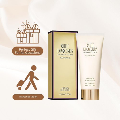 Elizabeth Taylor White Diamonds Body Lotion - Luxurious Hydration | 3.3 oz