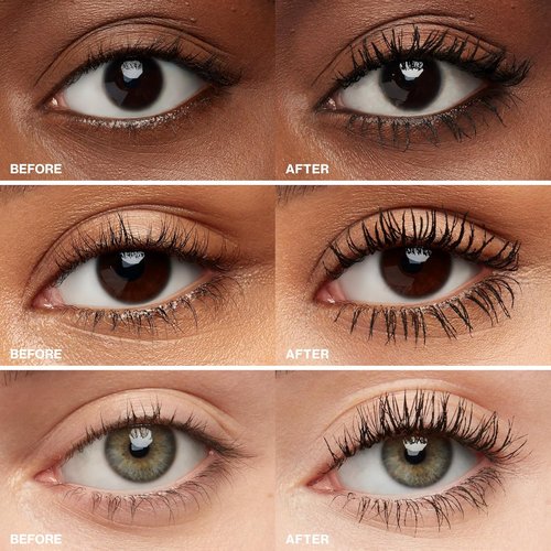 Smashbox Full Exposure Mascara - Intense Volume & Length for Defined Lashes | Large Tapered Brush, 0.38 Fl Oz