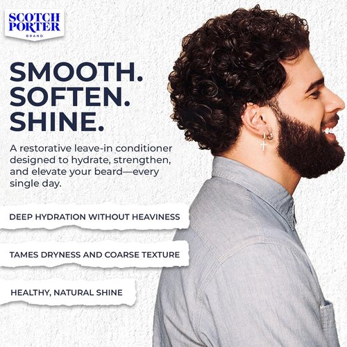 Scotch Porter Leave-In Beard Conditioner - Deep Conditioning Softener for Hydration & Shine | 4 oz.