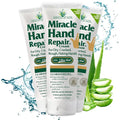 Miracle Hand Repair Cream - Healing Moisturizer with 60% Aloe Vera | Non-Greasy, Fast Absorbing, 1 oz (3-Pack)