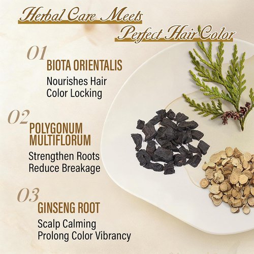 Skiennix Dark Wine Red Hair Dye Shampoo - 100% Gray Coverage for Men & Women | Instant Long-Lasting Color