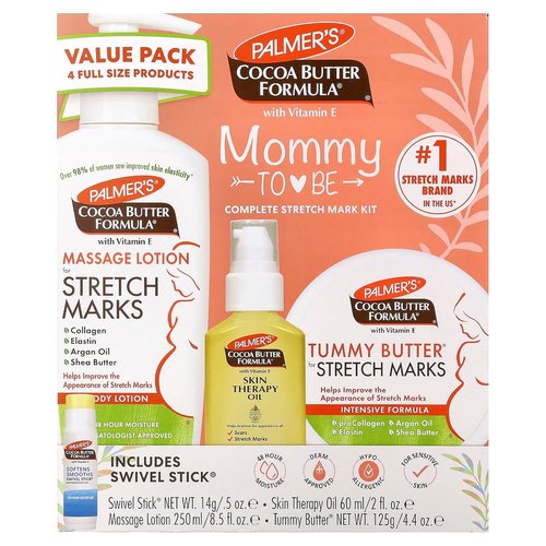 Palmer's Cocoa Butter Formula Mother & Baby Care Kit - Nourishing Moisturizers | 4 Count