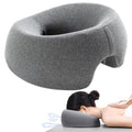MOONYOOY Massage Head Rest for Bed, Face Down Pillow with Air Vent, Face Cradle for Spa & Stomach Sleeping, BBL Pillow After Eye Surgery, Massage Pillows for Prone Sleeping with Face Cradle Pad