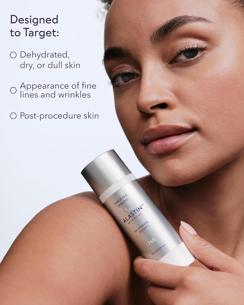 ALASTIN Skincare Hyaluronic Acid Face Serum - Restorative Moisturizer for Radiant Skin (1 oz)