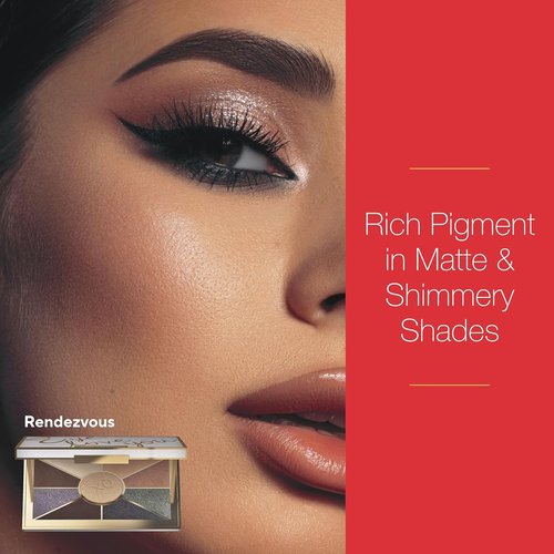 Mirabella Eye Love You Eyeshadow Palette | Ultra Pigmented Neutral Shimmer & Matte Shades - Rendezvous