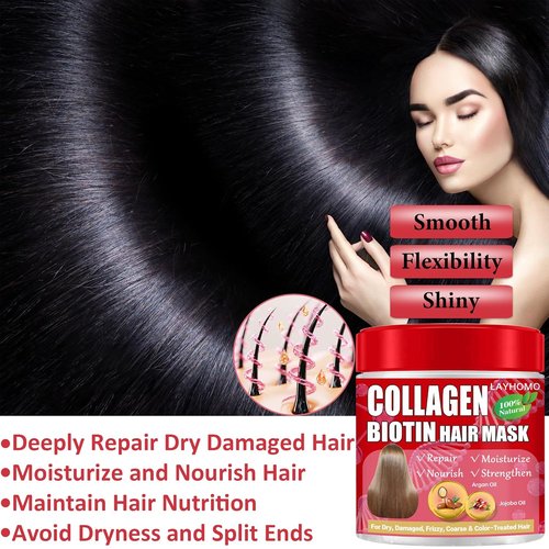Skiennix Keratin Hair Treatment - Purple Hair Mask for Brassy Blonde & Platinum Hair | Deep Conditioner with Argan & Jojoba Oil