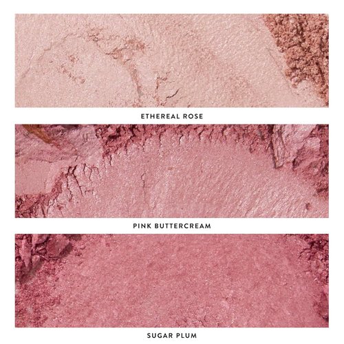 Laura Geller New York Blush Palette - 3-Piece Marbleized Blush Trio for Radiant Color