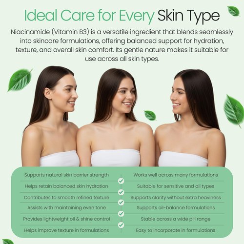 Talsen Chemicals Pure Niacinamide Powder for Skin Care (Vitamin B3) DIY Niacinamide Serum, Niacin Powder (4 Ounce / 113 Gram) Cosmetic Grade