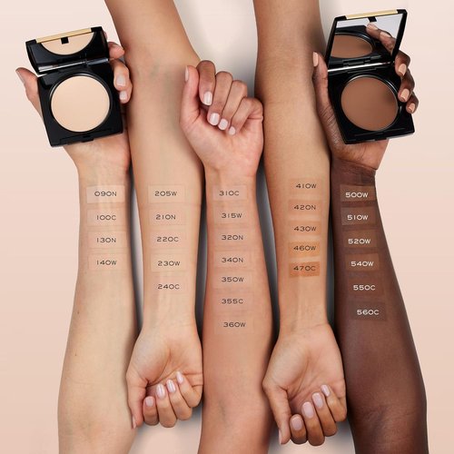 Lancôme Dual Finish Powder Foundation - Natural Finish, Sheer-to-Full Coverage, Long-Lasting Shine Control