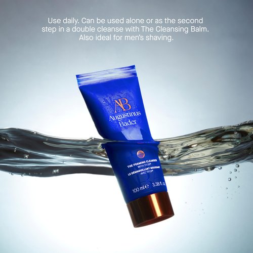 Augustinus Bader The Foaming Cleanser – Luxury Gentle Hydrating Face Cleanser – Removes Impurities & Excess Oil While Supporting Skin Barrier – Soothing & Non-Drying Formula – 150 ml / 5 fl oz