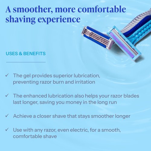 Tend Skin Air Shave Gel Advanced Hydrating & Moisturizing Formula, Provides Natural Protection, Silky Smooth Skin & Seamless Hair Removal, 8 Oz